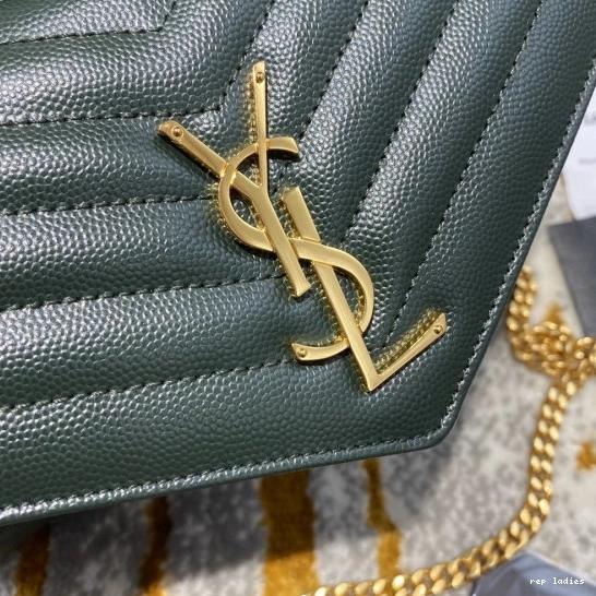 Repladies REP YSL CASSANDRE MATELASSÉ CHAIN WALLET 0804